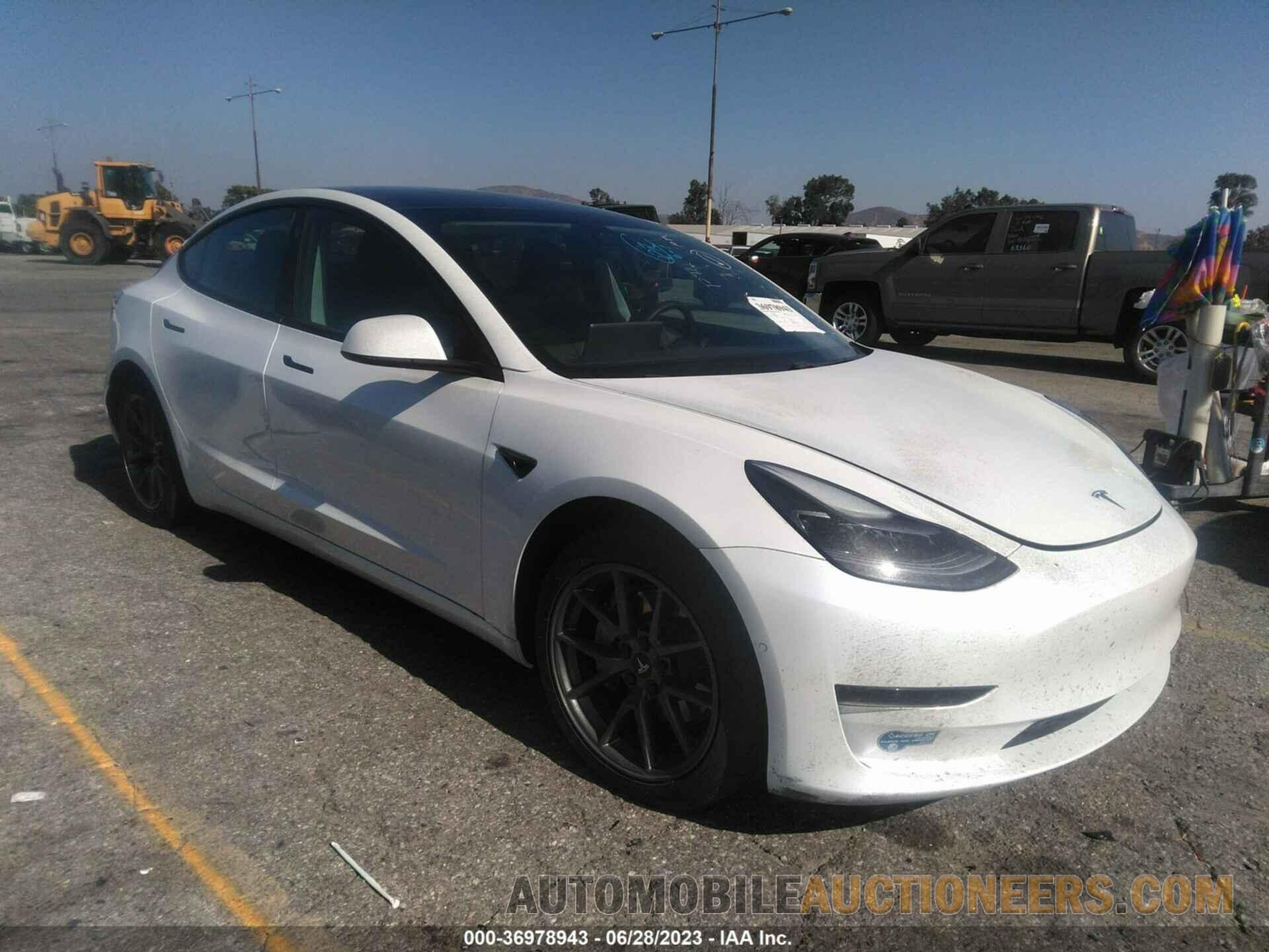 5YJ3E1EA8MF961510 TESLA MODEL 3 2021