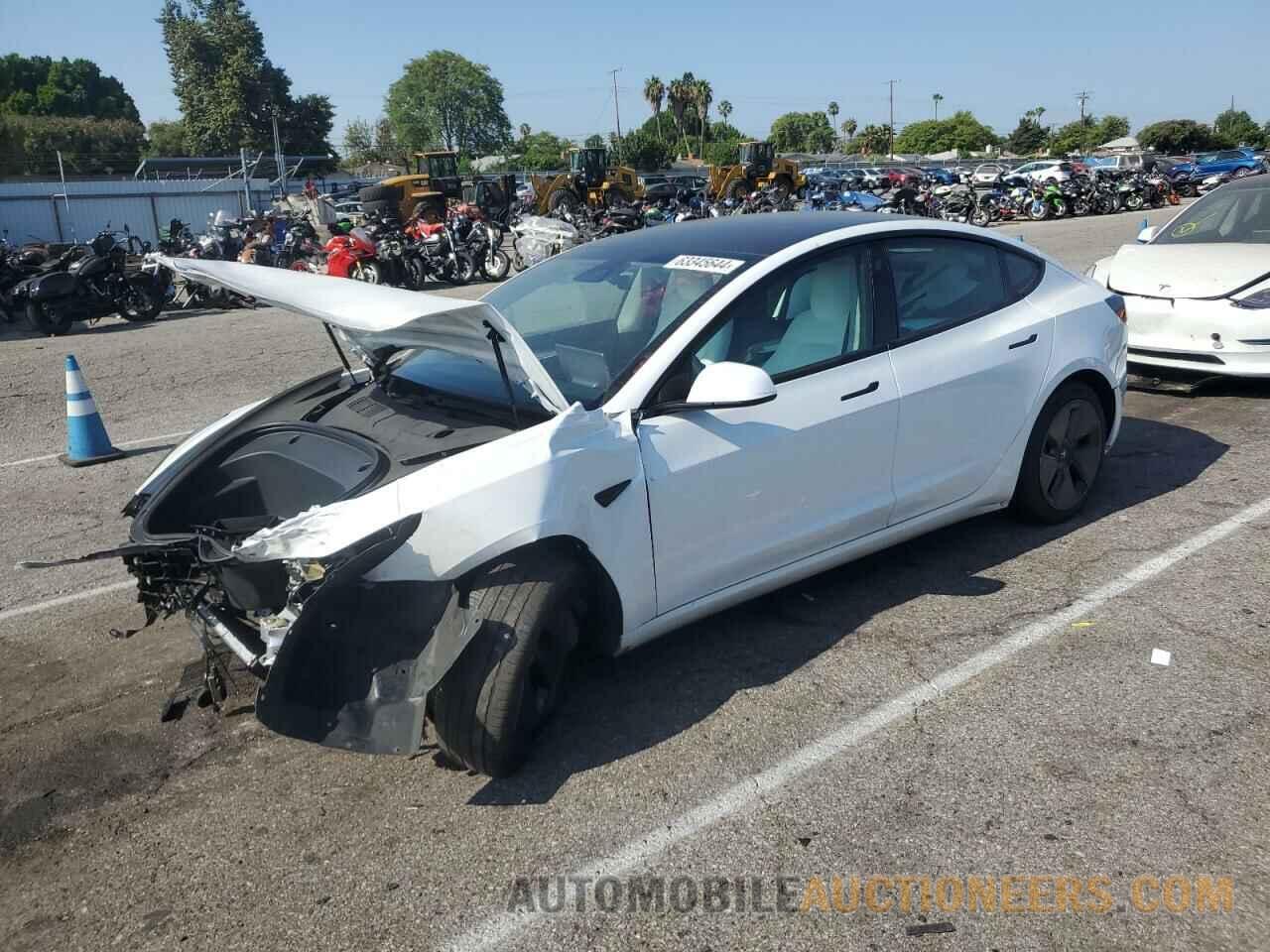 5YJ3E1EA8MF987475 TESLA MODEL 3 2021