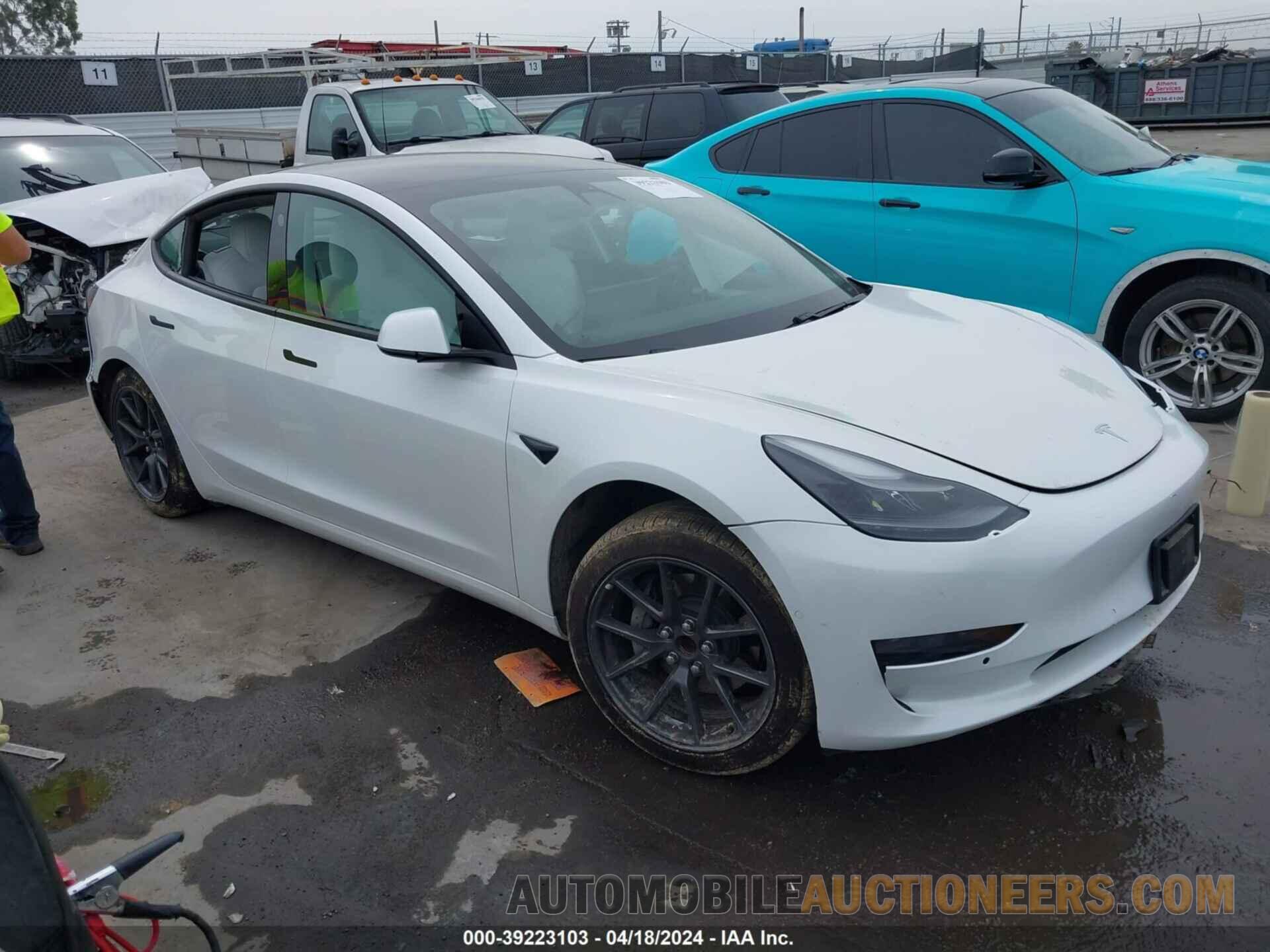 5YJ3E1EA8MF987542 TESLA MODEL 3 2021