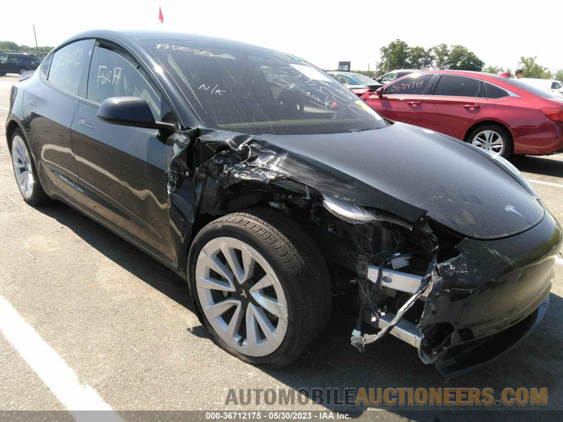 5YJ3E1EA8MF987881 TESLA MODEL 3 2021