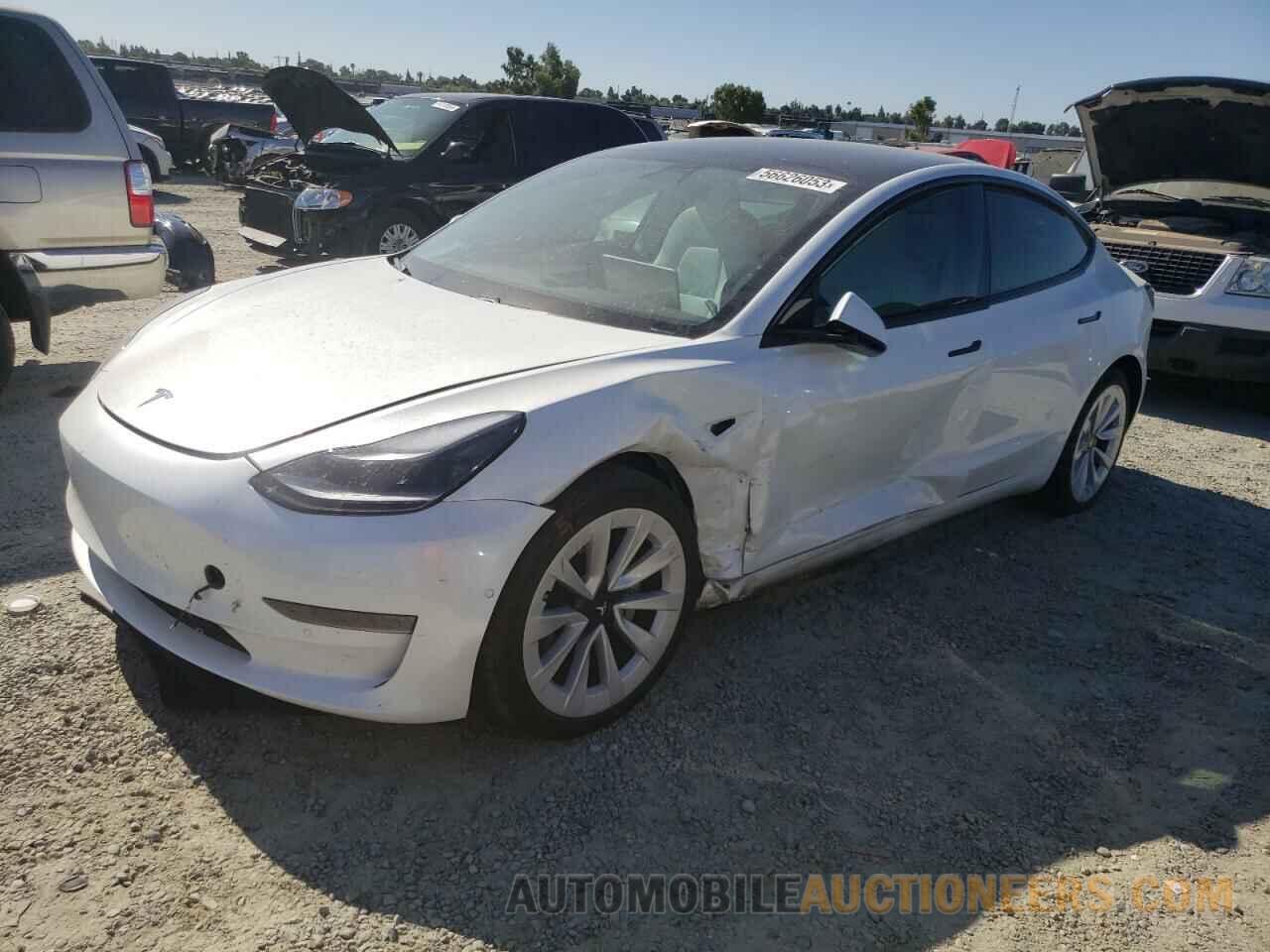 5YJ3E1EA8MF994393 TESLA MODEL 3 2021