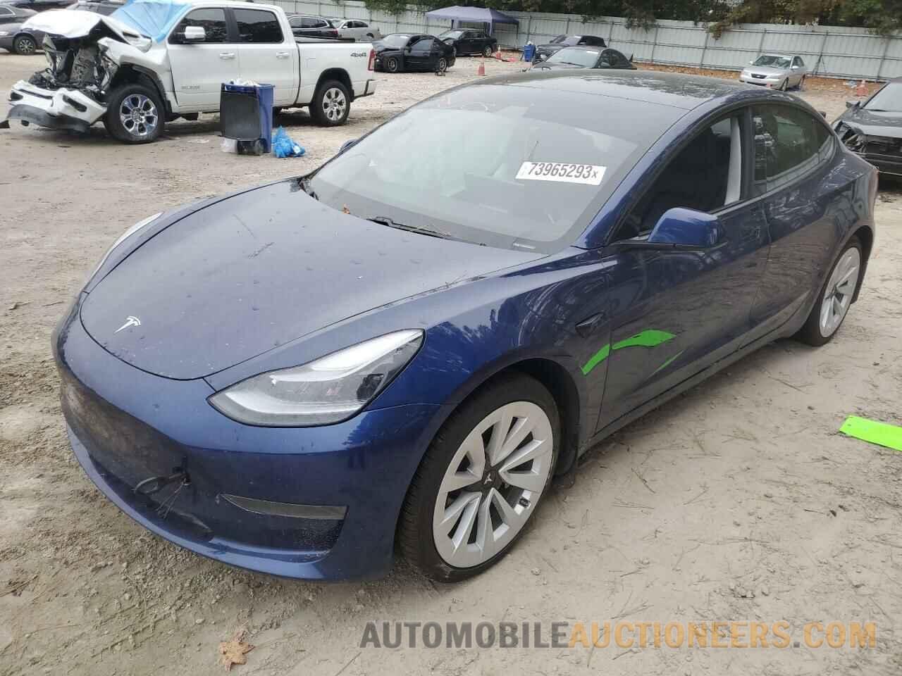 5YJ3E1EA8MF996192 TESLA MODEL 3 2021