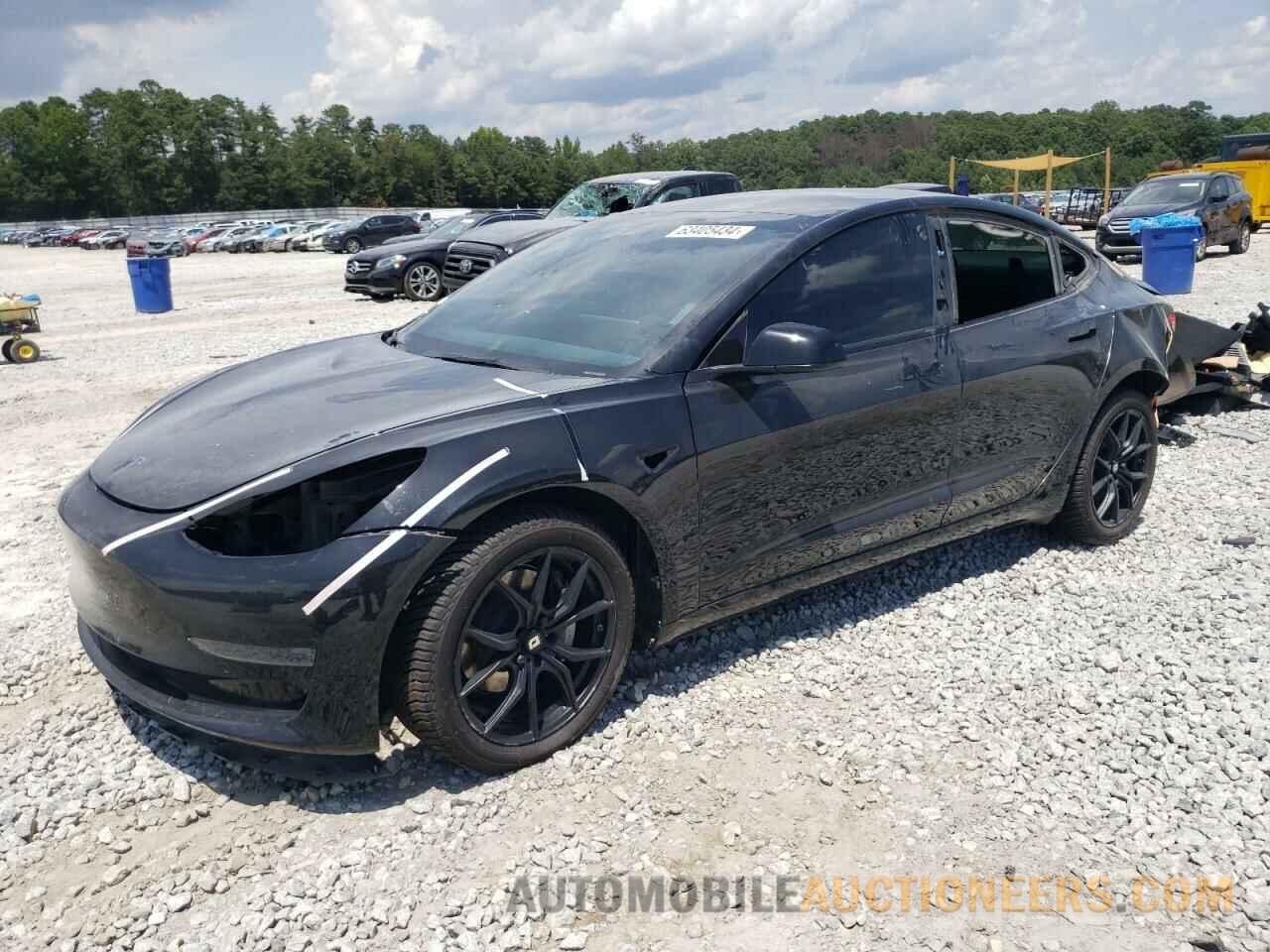 5YJ3E1EA8NF106887 TESLA MODEL 3 2022