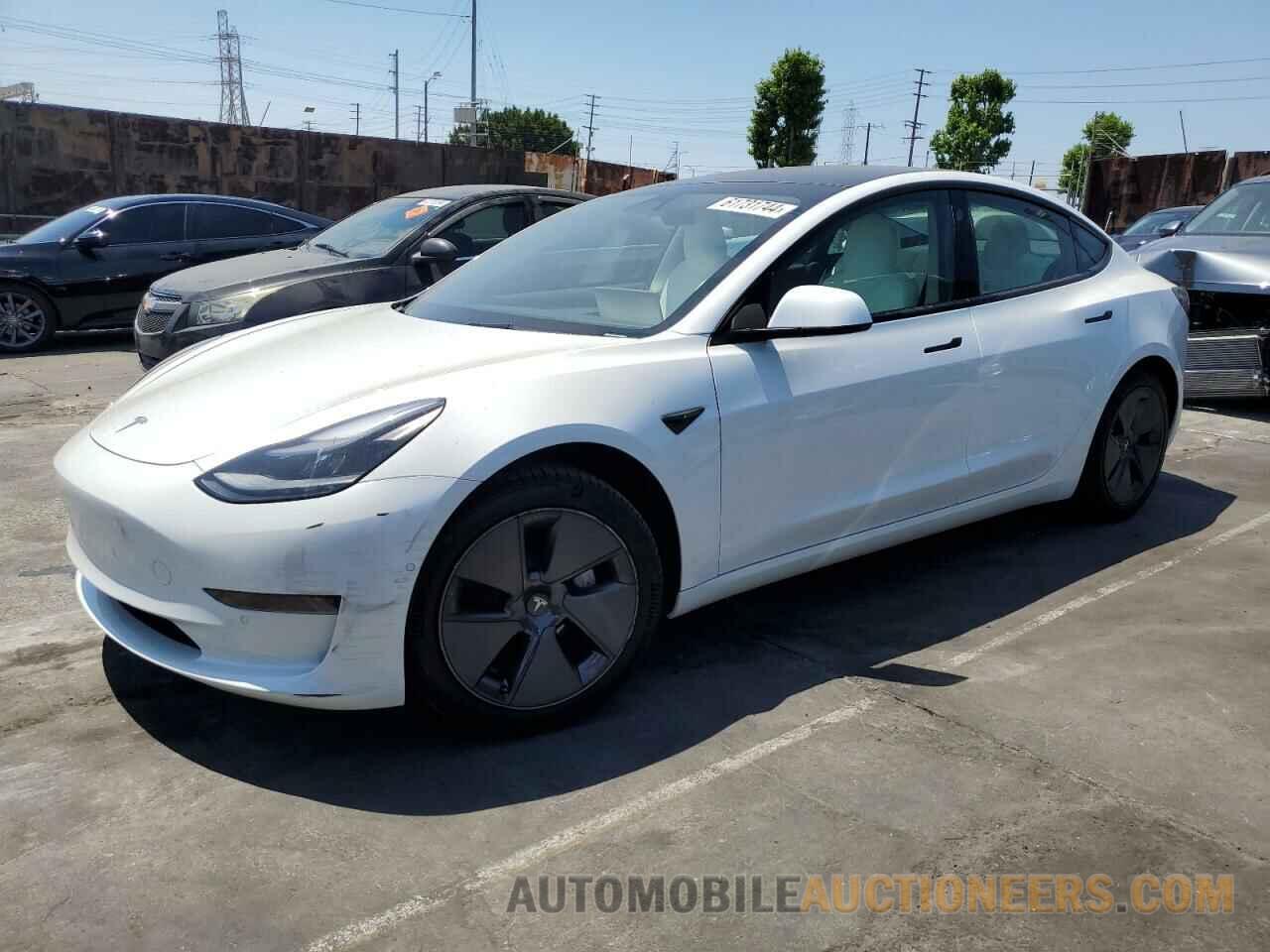 5YJ3E1EA8NF118411 TESLA MODEL 3 2022