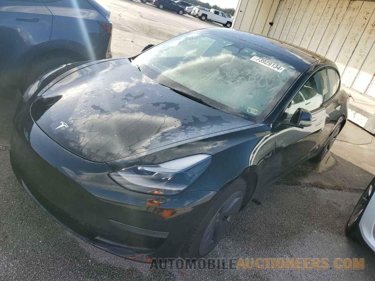 5YJ3E1EA8NF120675 TESLA MODEL 3 2022