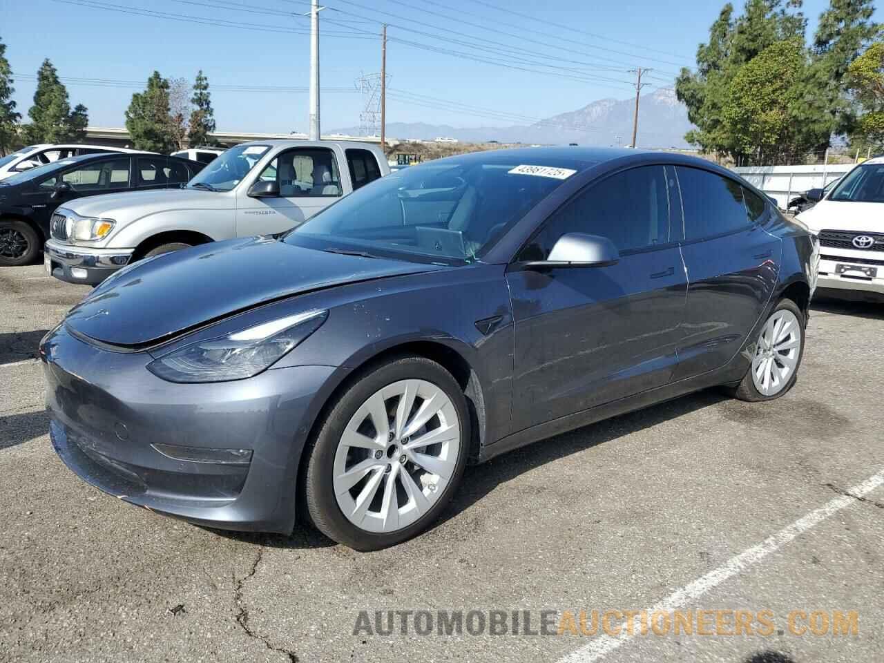 5YJ3E1EA8NF122152 TESLA MODEL 3 2022