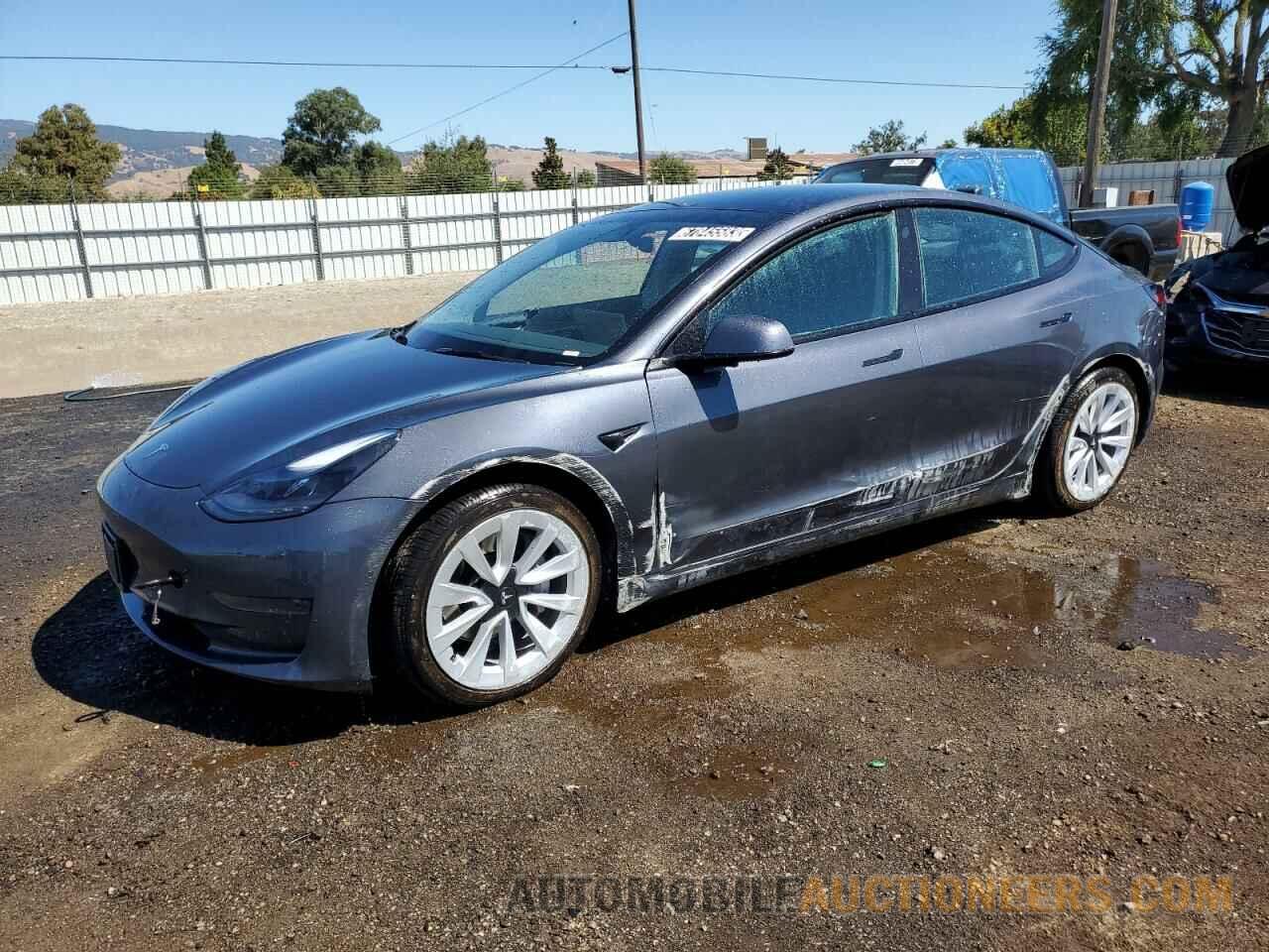 5YJ3E1EA8NF142952 TESLA MODEL 3 2022