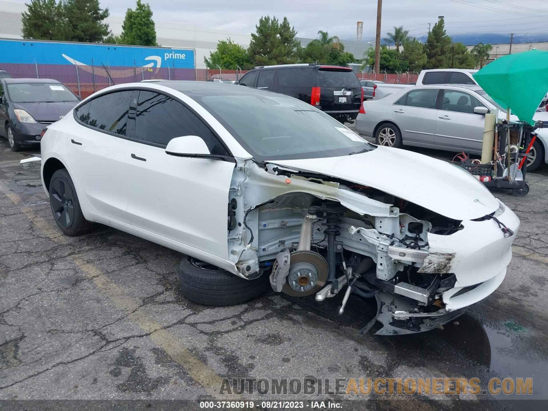 5YJ3E1EA8NF147892 TESLA MODEL 3 2022