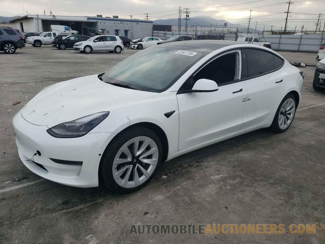 5YJ3E1EA8NF174624 TESLA MODEL 3 2022