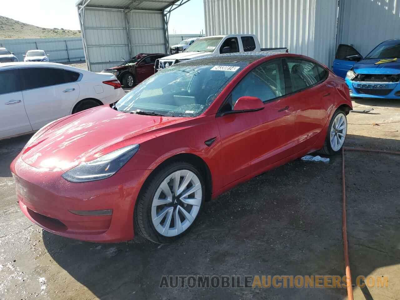 5YJ3E1EA8NF185834 TESLA MODEL 3 2022