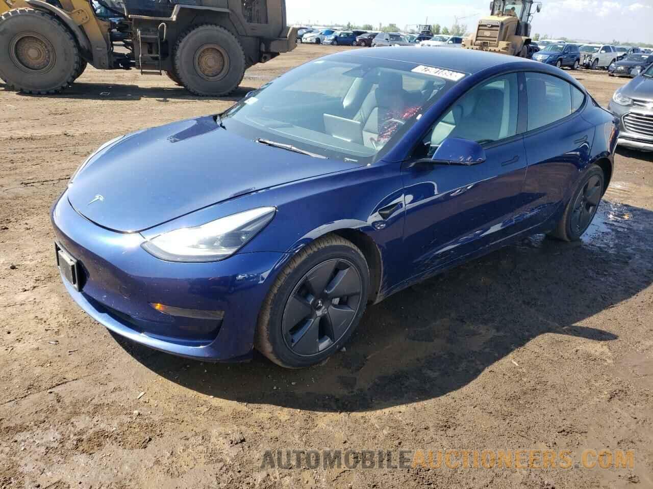 5YJ3E1EA8NF186191 TESLA MODEL 3 2022