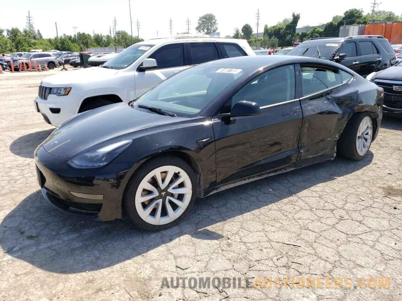 5YJ3E1EA8NF188622 TESLA MODEL 3 2022