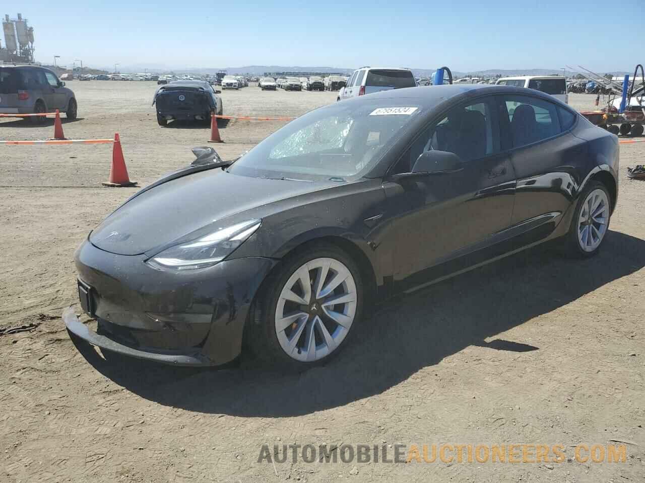 5YJ3E1EA8NF188653 TESLA MODEL 3 2022