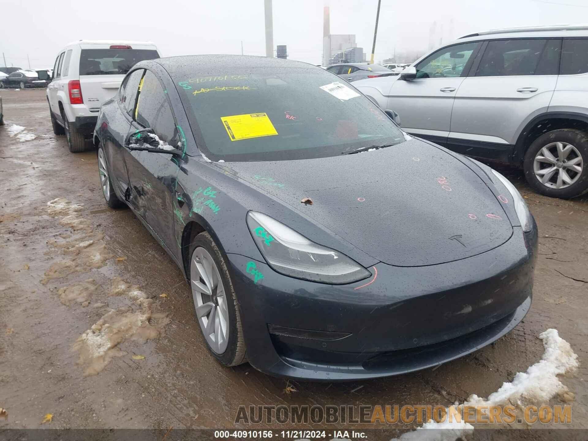 5YJ3E1EA8NF188684 TESLA MODEL 3 2022