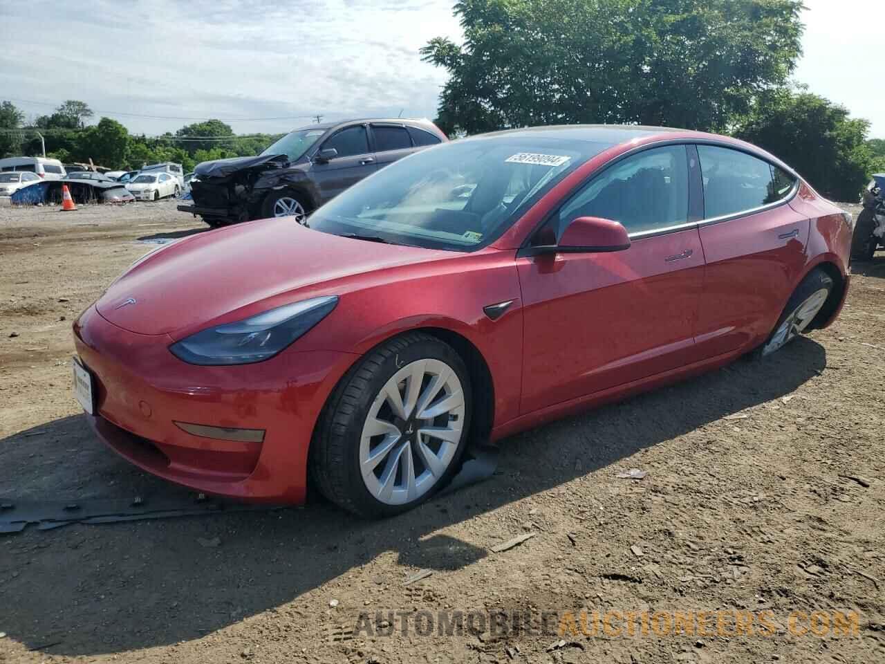 5YJ3E1EA8NF189527 TESLA MODEL 3 2022