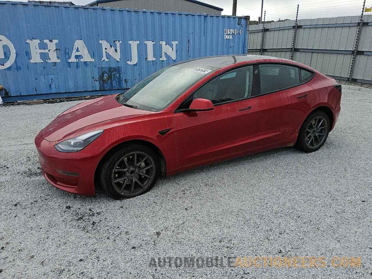 5YJ3E1EA8NF190032 TESLA MODEL 3 2022