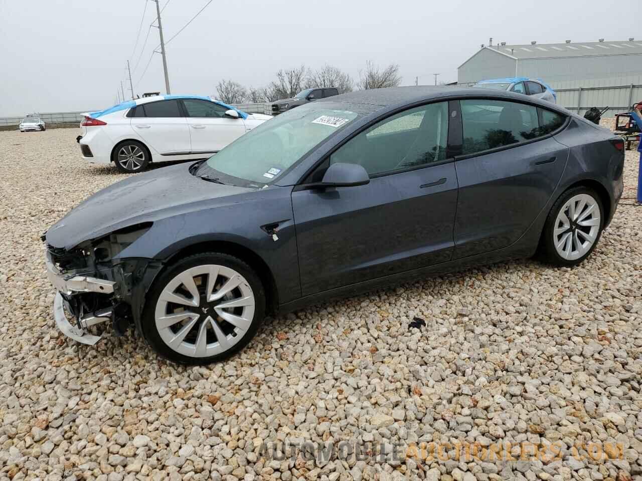 5YJ3E1EA8NF190189 TESLA MODEL 3 2022