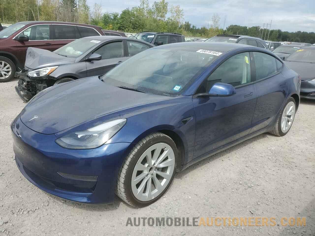 5YJ3E1EA8NF190838 TESLA MODEL 3 2022