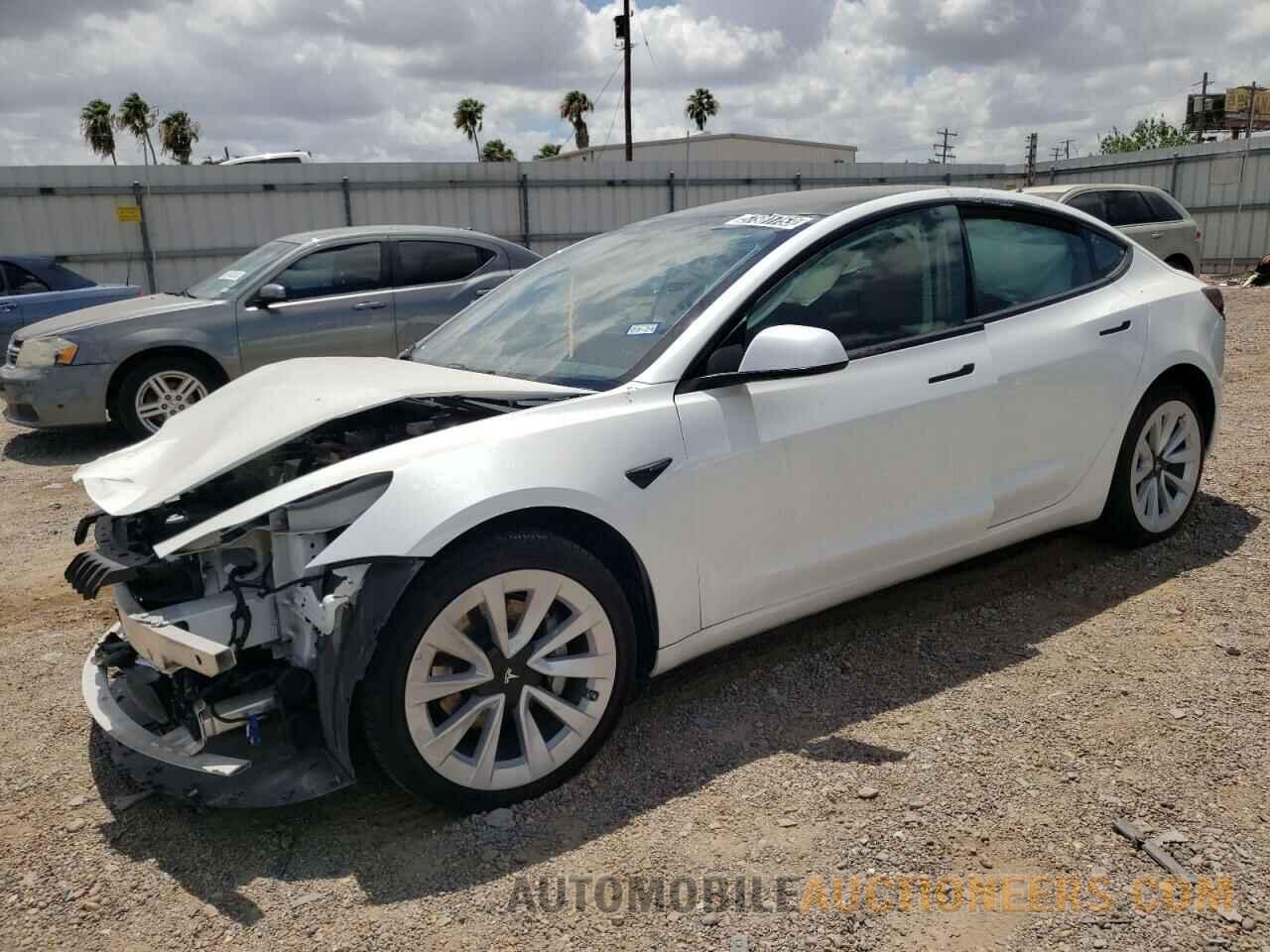 5YJ3E1EA8NF191410 TESLA MODEL 3 2022