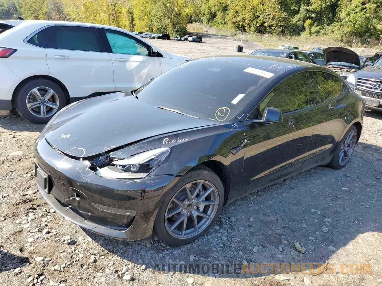 5YJ3E1EA8NF203457 TESLA MODEL 3 2022