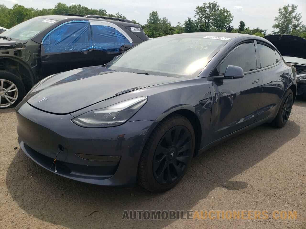 5YJ3E1EA8NF208075 TESLA MODEL 3 2022