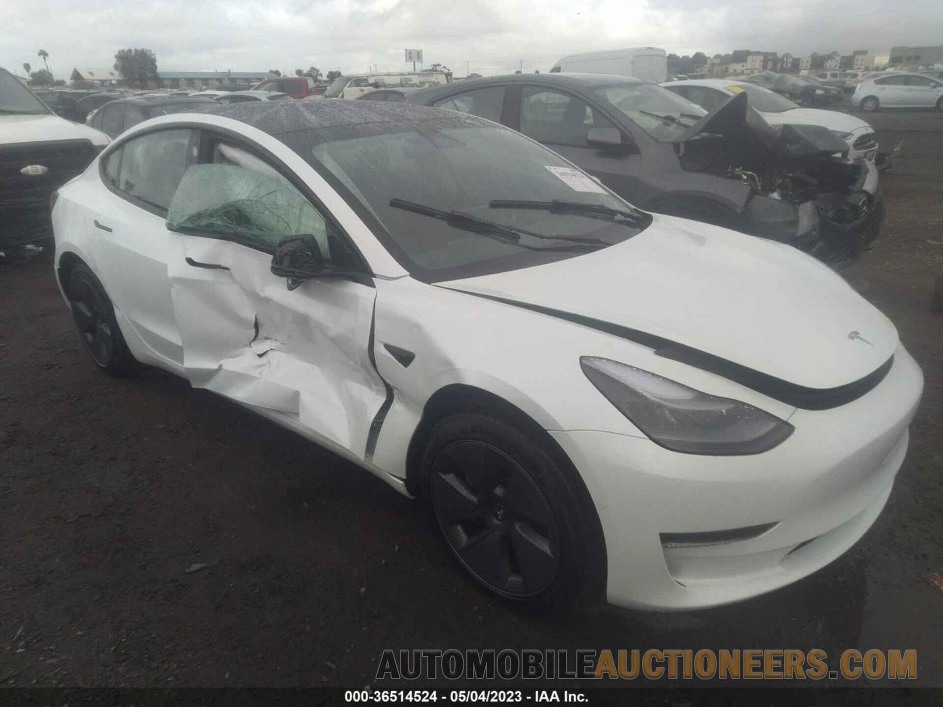 5YJ3E1EA8NF242162 TESLA MODEL 3 2022