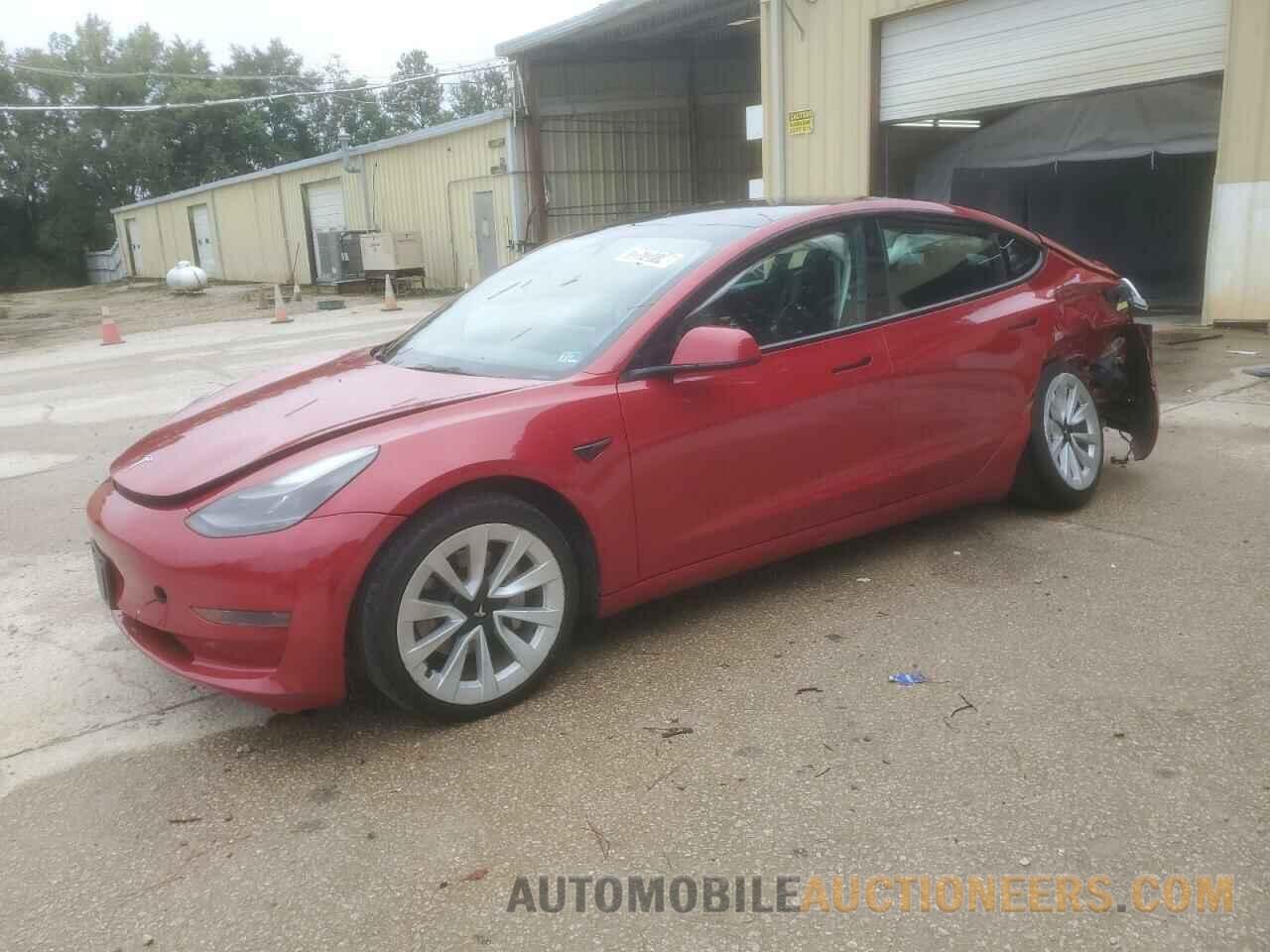 5YJ3E1EA8NF287439 TESLA MODEL 3 2022