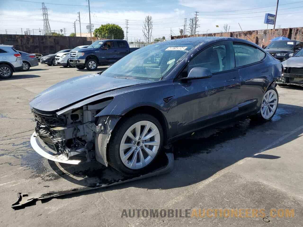 5YJ3E1EA8NF290888 TESLA MODEL 3 2022