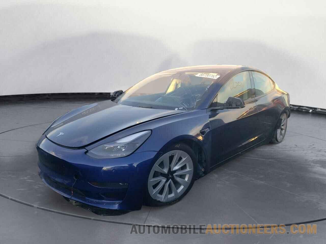 5YJ3E1EA8NF304384 TESLA MODEL 3 2022