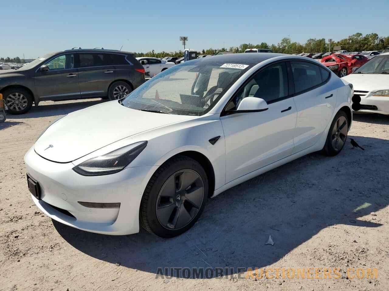 5YJ3E1EA8NF317314 TESLA MODEL 3 2022