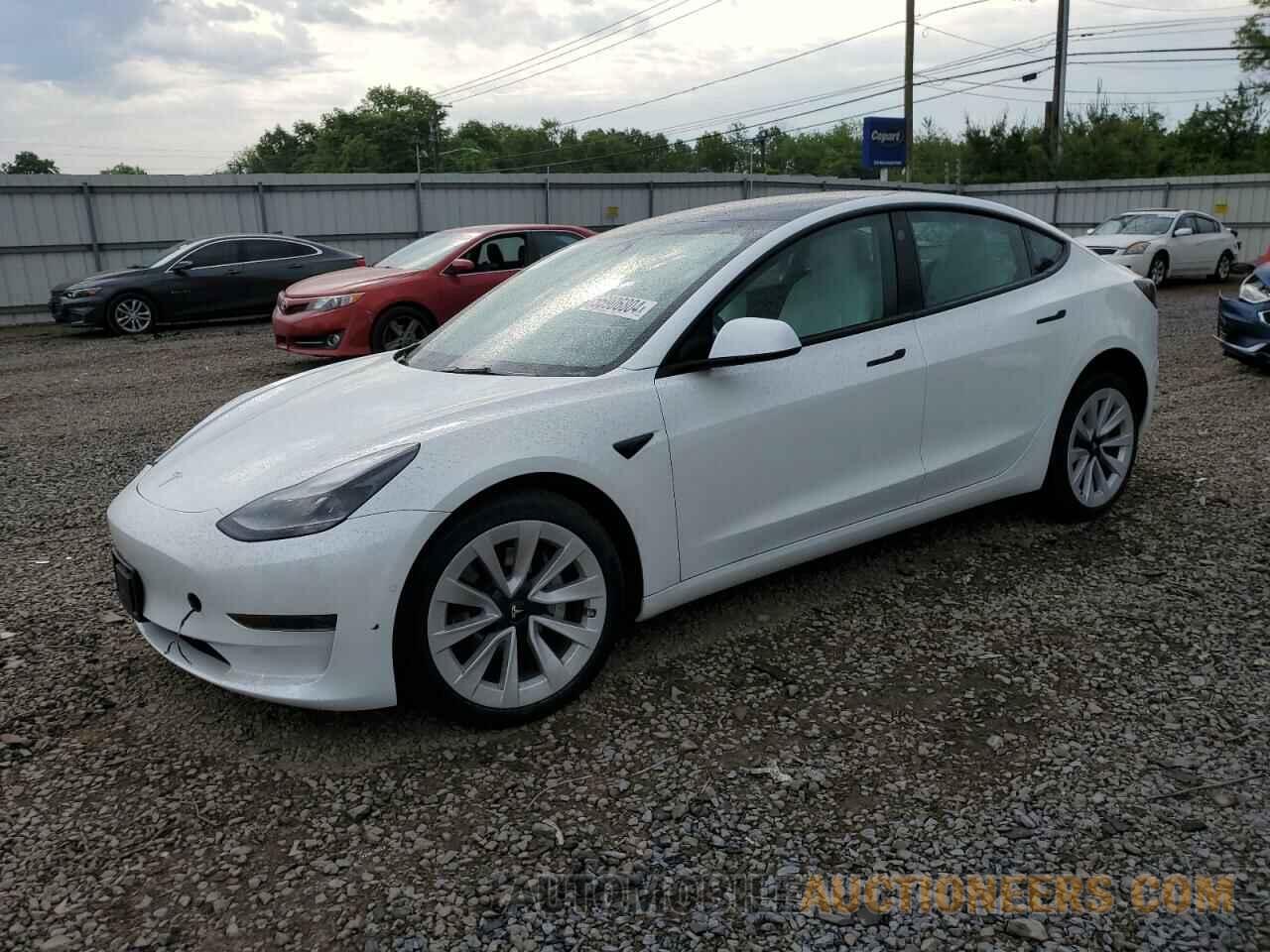 5YJ3E1EA8NF317362 TESLA MODEL 3 2022