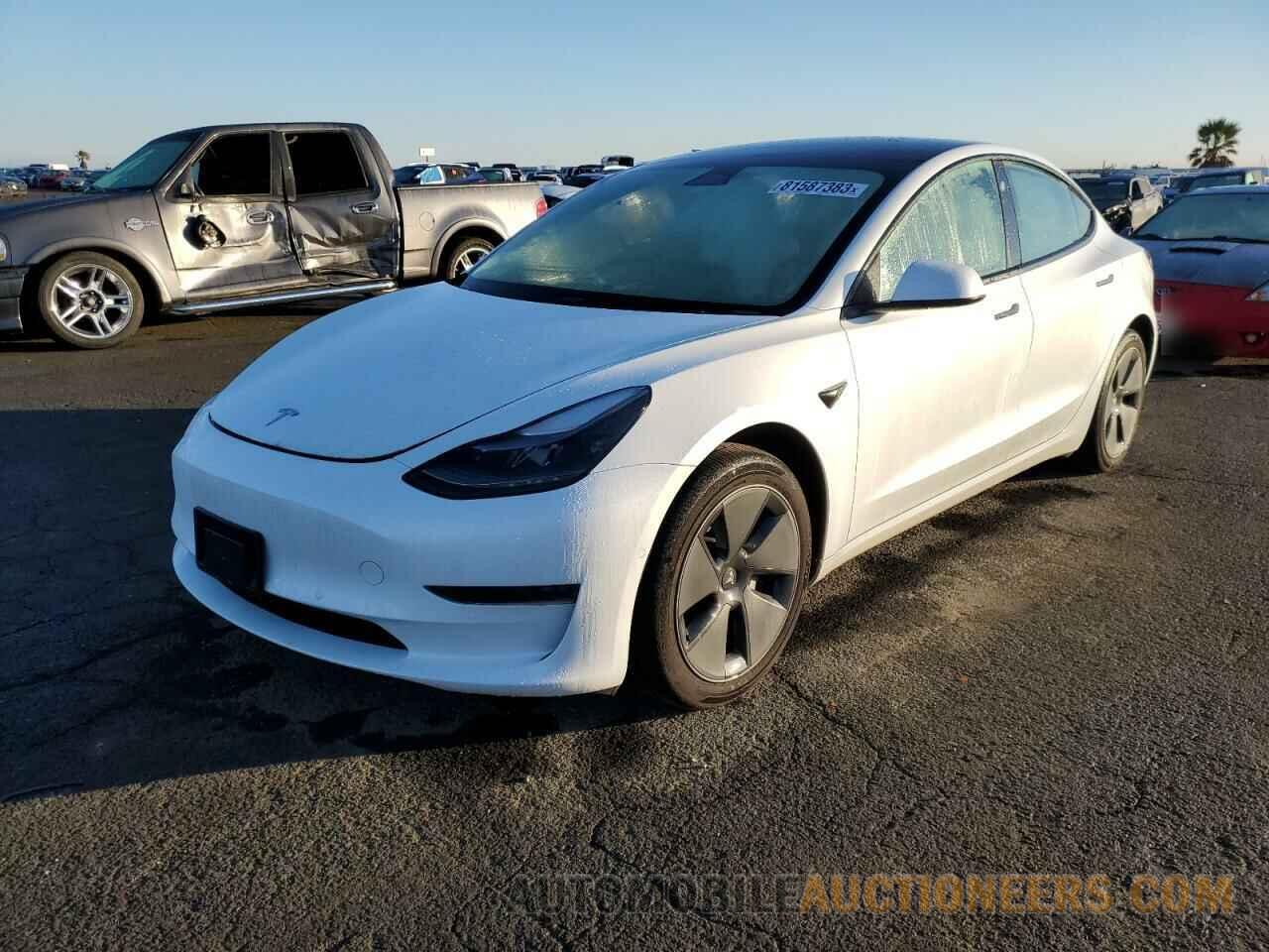 5YJ3E1EA8NF328426 TESLA MODEL 3 2022