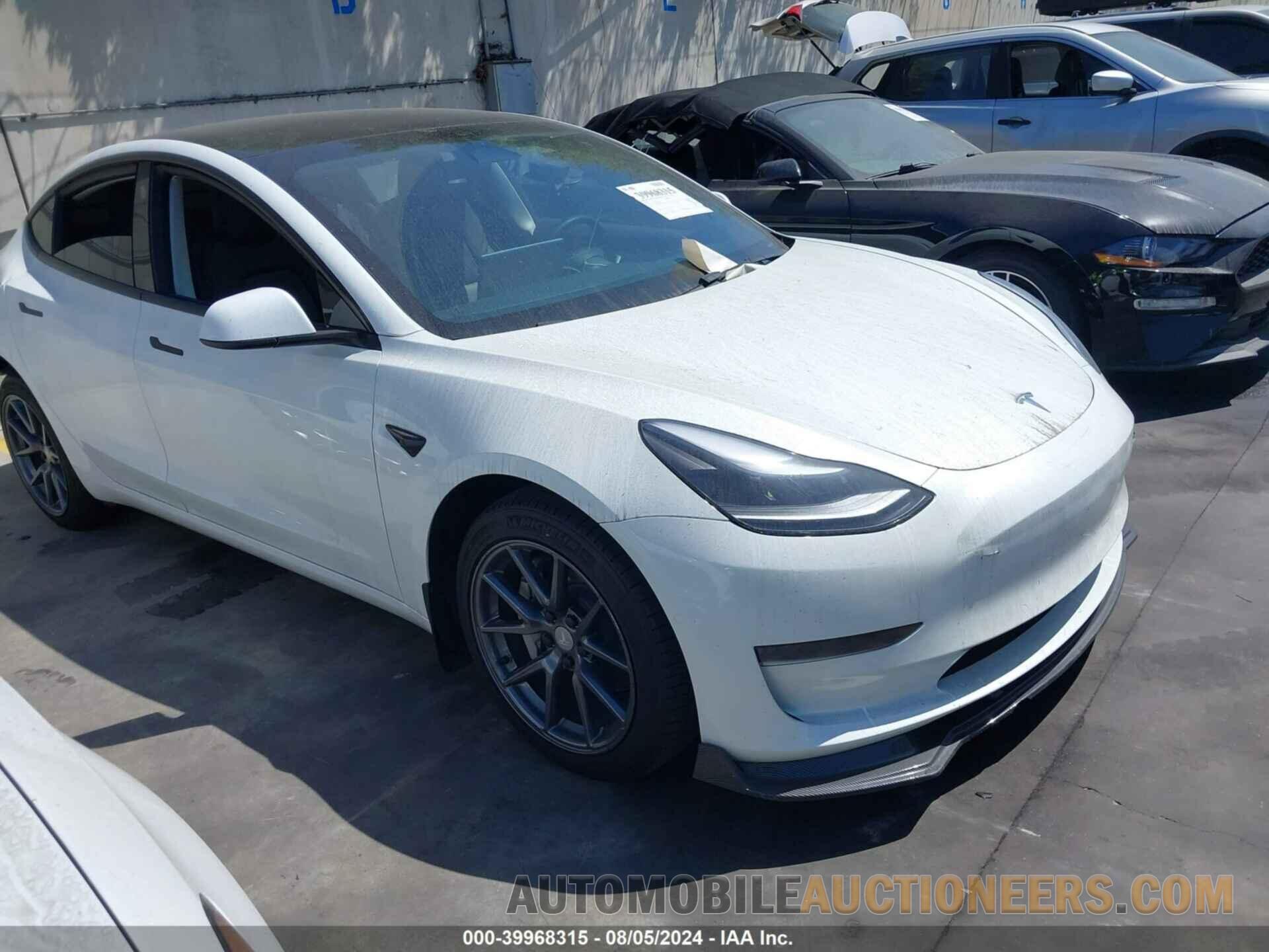 5YJ3E1EA8NF344500 TESLA MODEL 3 2022