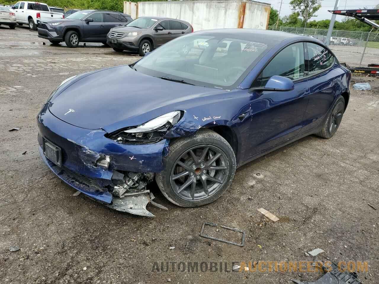 5YJ3E1EA8NF369106 TESLA MODEL 3 2022