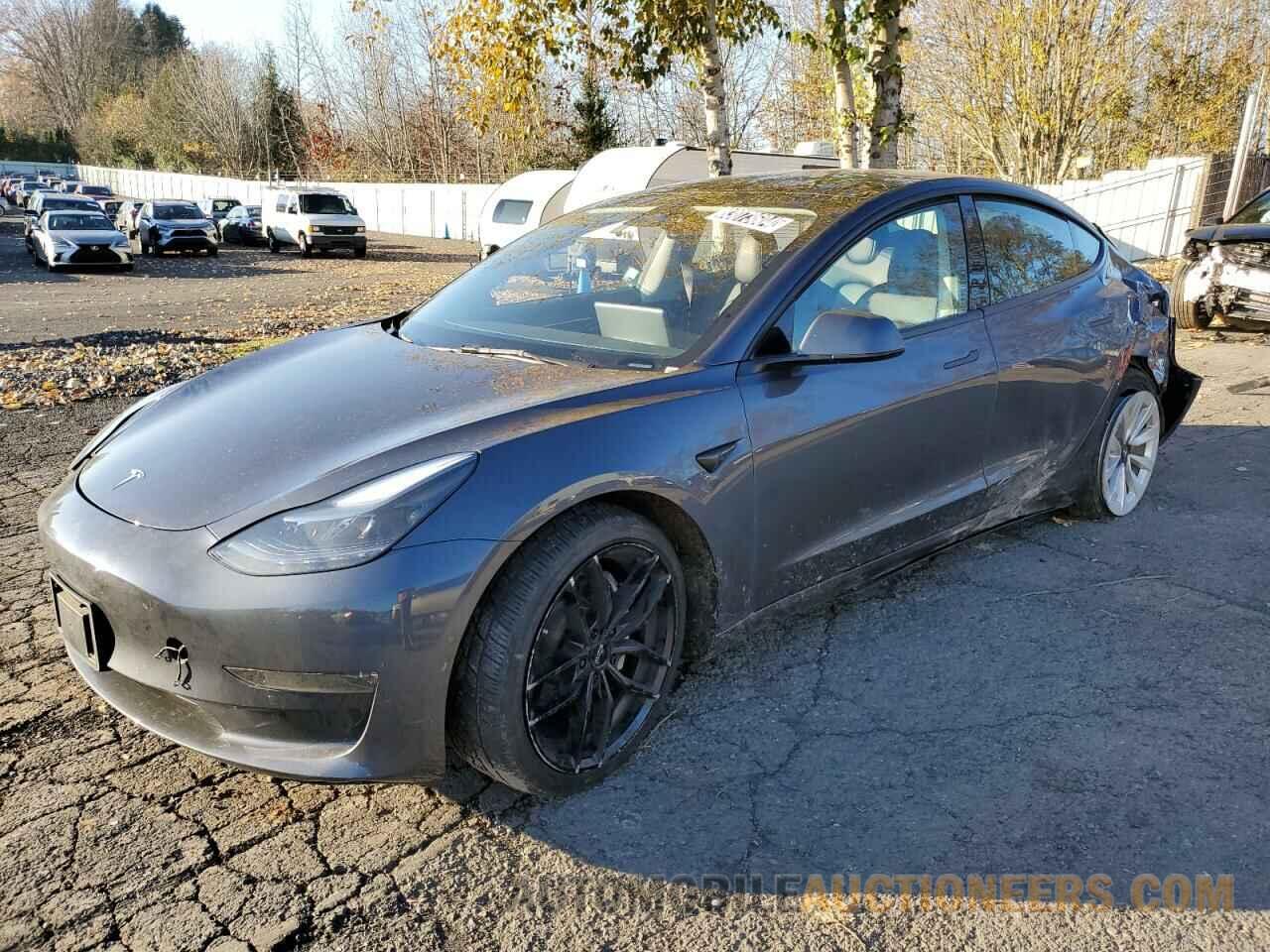 5YJ3E1EA8NF372118 TESLA MODEL 3 2022