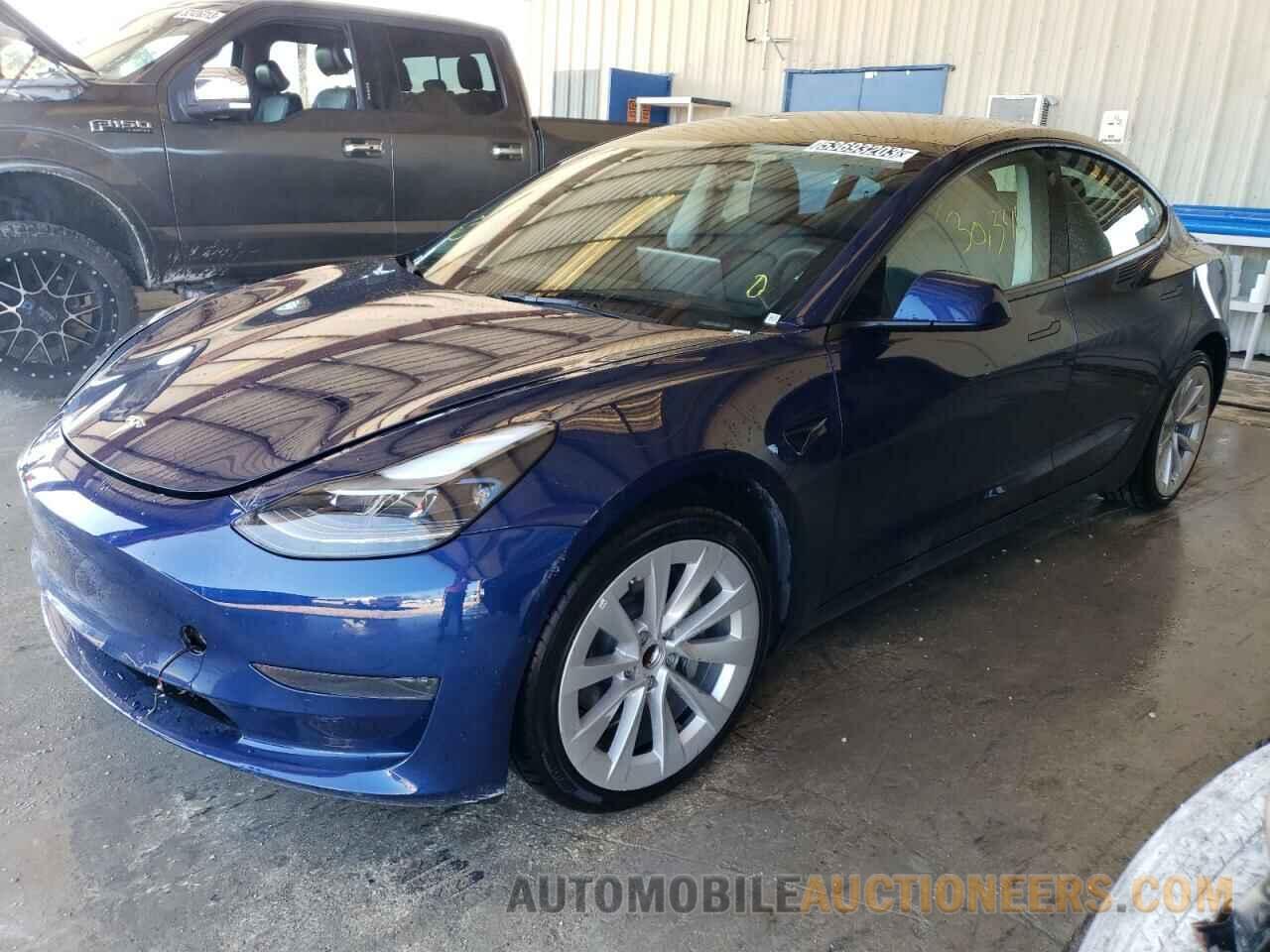 5YJ3E1EA8NF372619 TESLA MODEL 3 2022