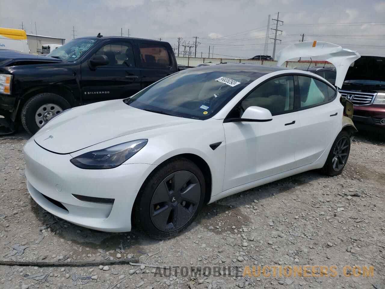 5YJ3E1EA8NF374791 TESLA MODEL 3 2022