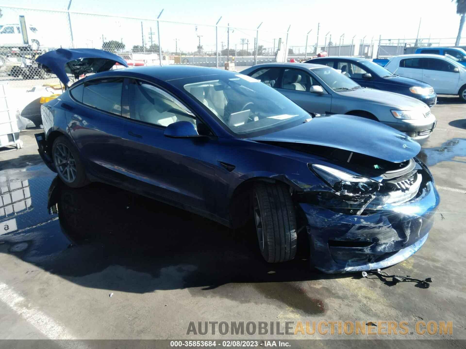 5YJ3E1EA8NF376511 TESLA MODEL 3 2022