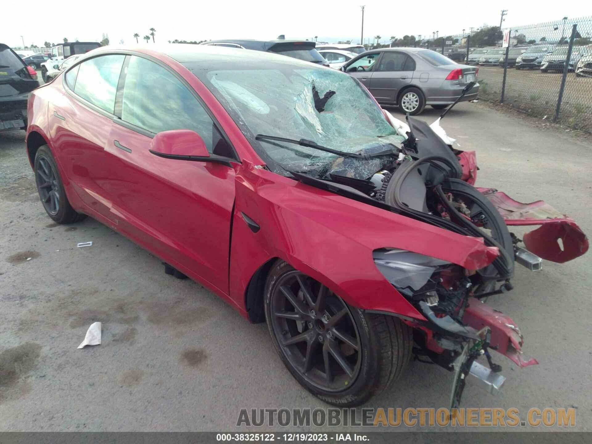 5YJ3E1EA8PF385762 TESLA MODEL 3 2023