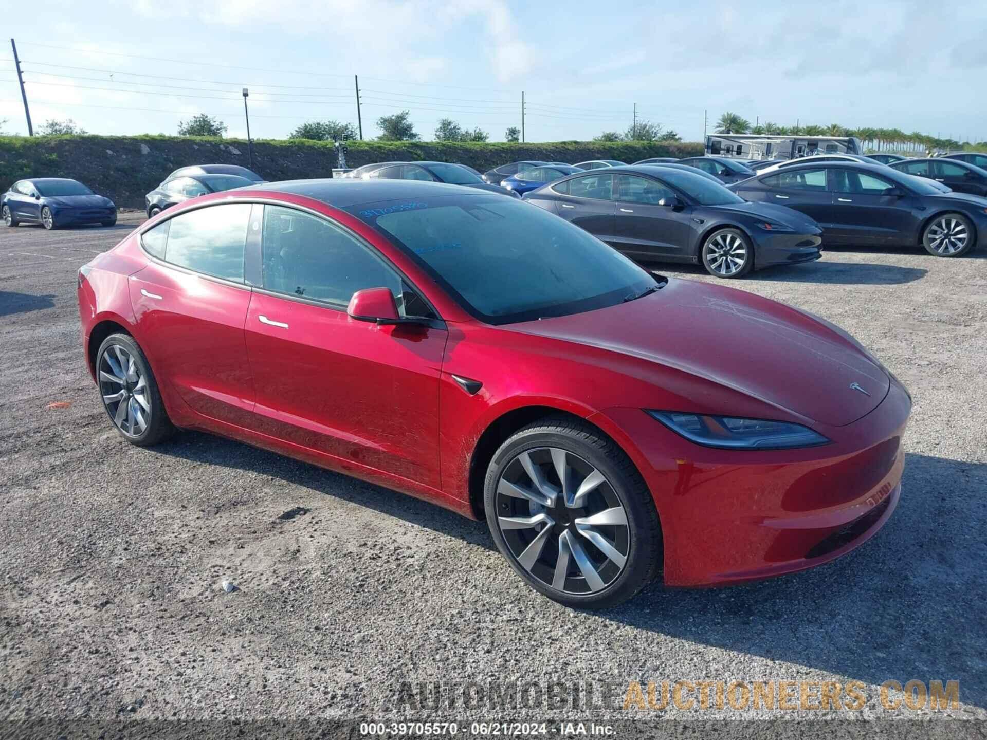 5YJ3E1EA8RF752663 TESLA MODEL 3 2024