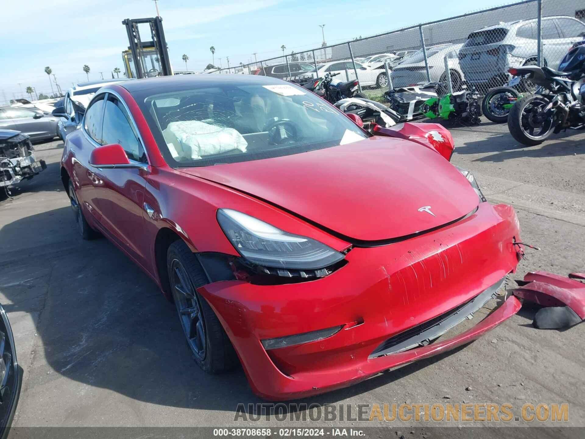 5YJ3E1EA9JF159365 TESLA MODEL 3 2018