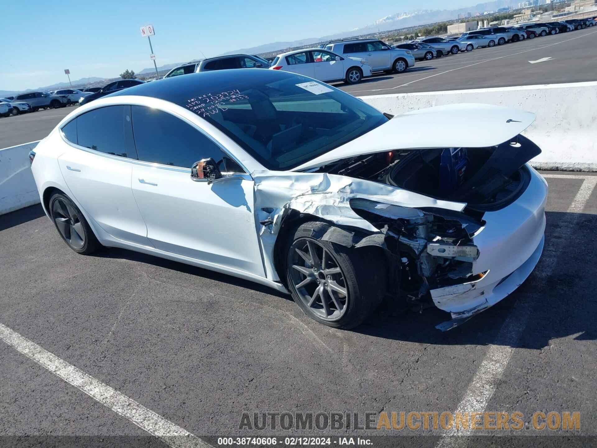 5YJ3E1EA9KF402948 TESLA MODEL 3 2019