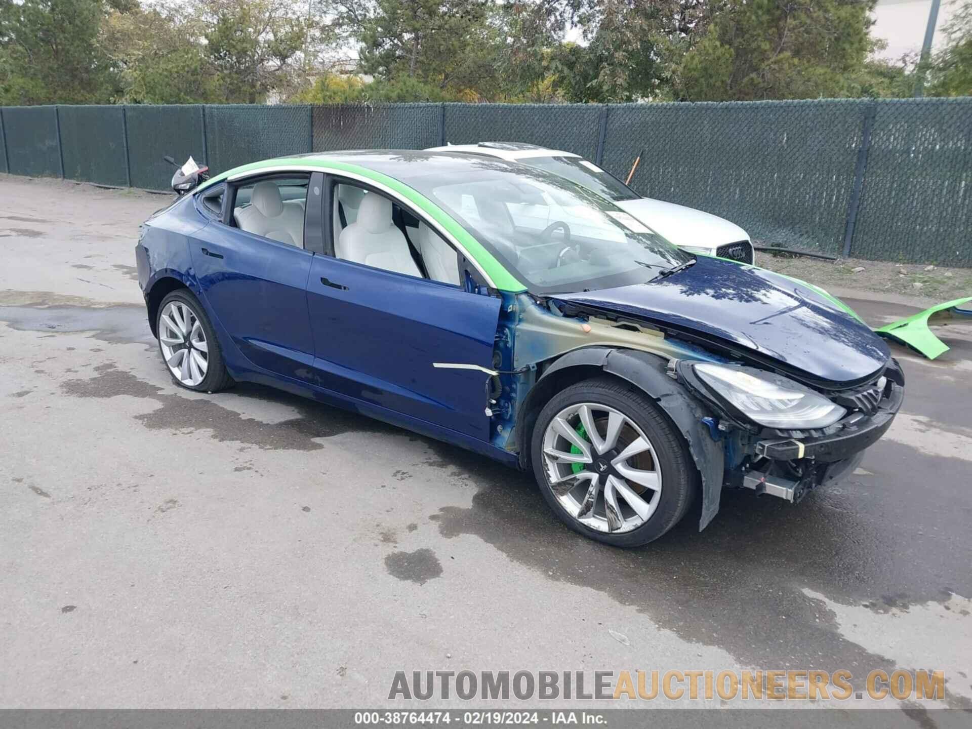 5YJ3E1EA9KF486771 TESLA MODEL 3 2019