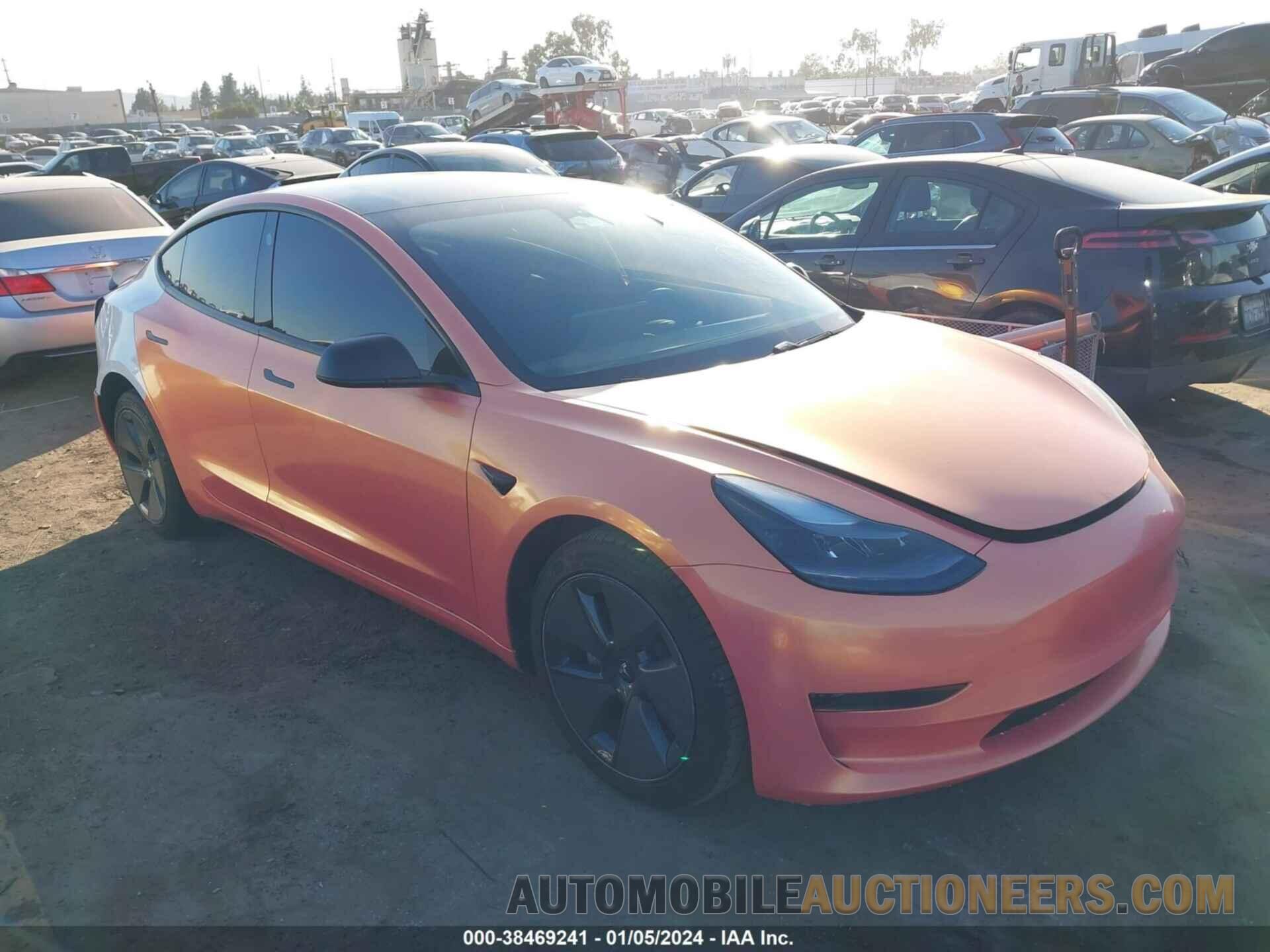 5YJ3E1EA9MF017473 TESLA MODEL 3 2021