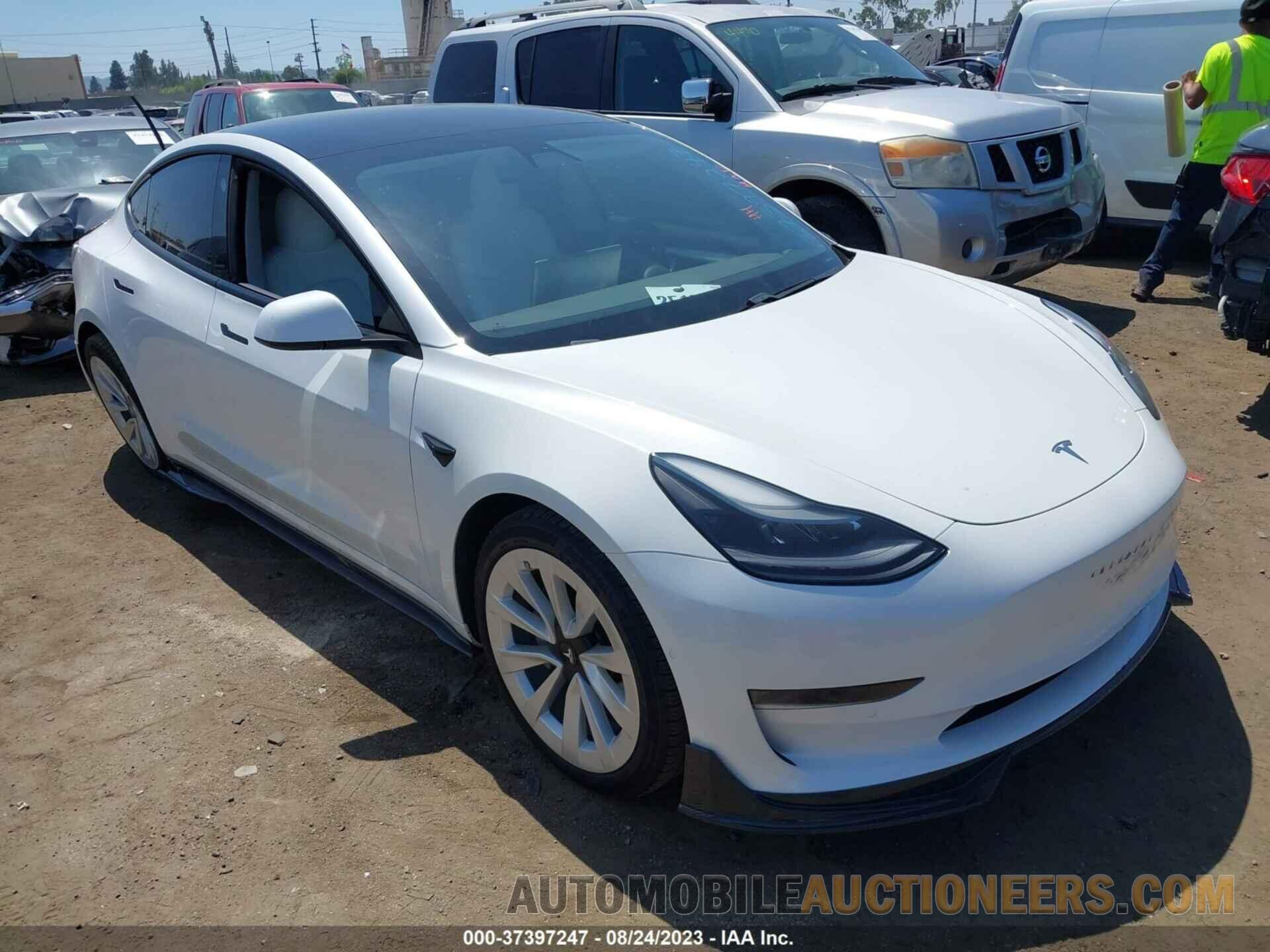 5YJ3E1EA9MF019059 TESLA MODEL 3 2021