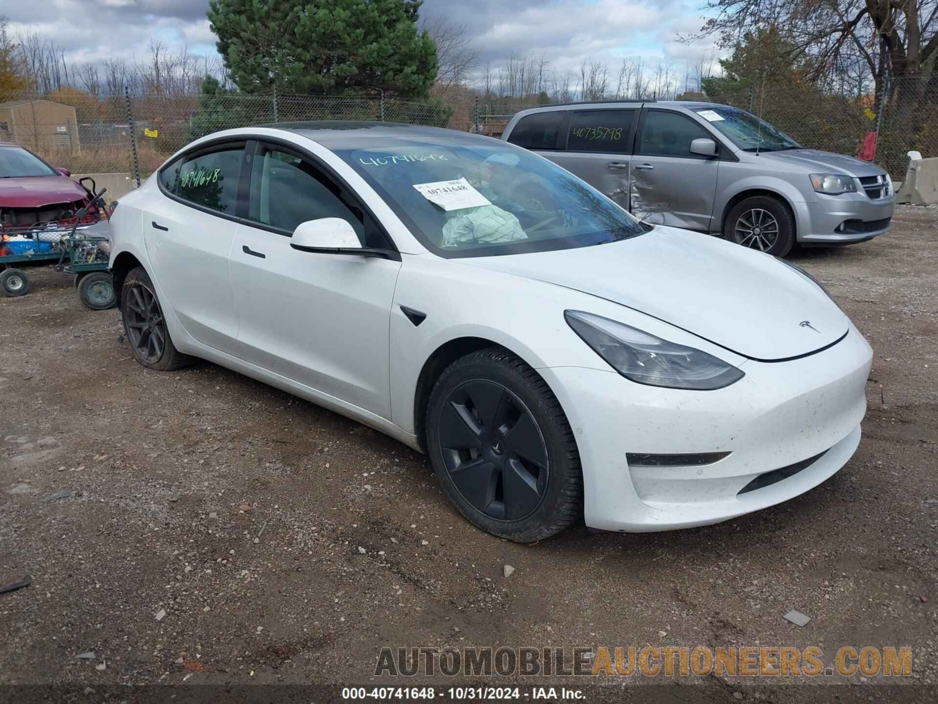 5YJ3E1EA9MF027839 TESLA MODEL 3 2021