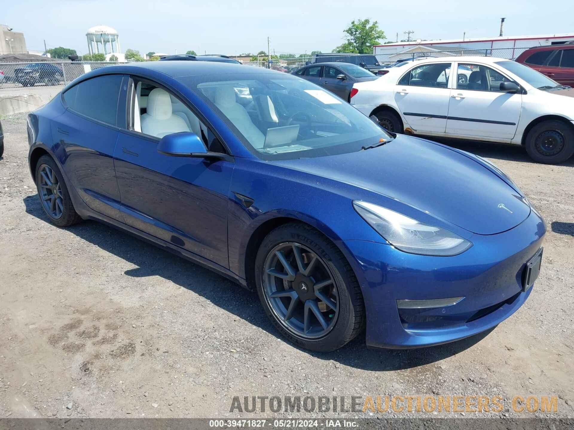 5YJ3E1EA9MF030059 TESLA MODEL 3 2021