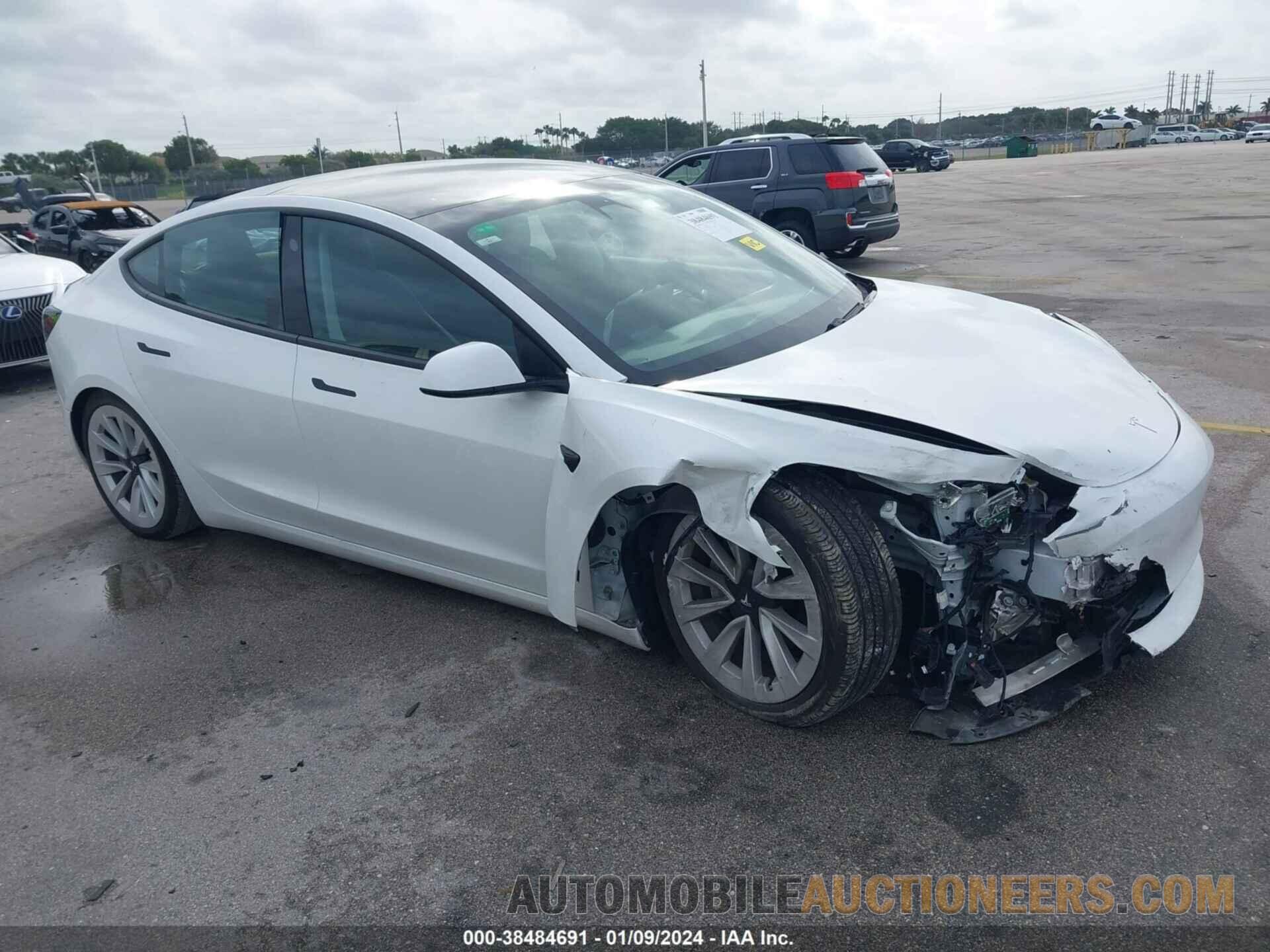 5YJ3E1EA9MF047718 TESLA MODEL 3 2021