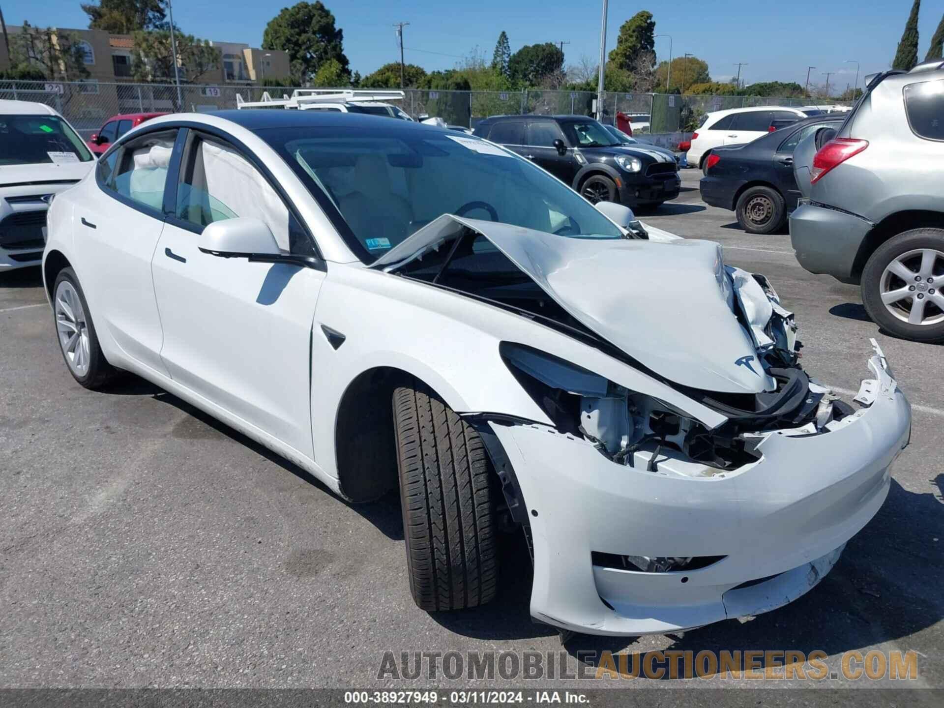 5YJ3E1EA9MF071341 TESLA MODEL 3 2021