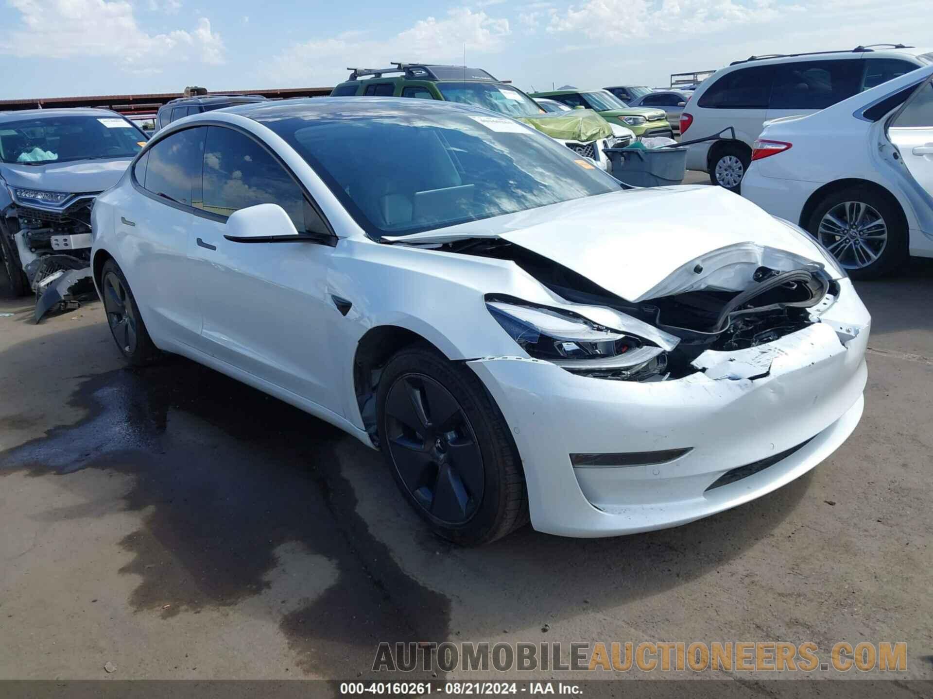 5YJ3E1EA9MF076538 TESLA MODEL 3 2021